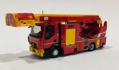 ELI118189 - Véhicule de pompiers avec échelle RIFFAUD jaune - RENAULT D16 EPC 33 PRX avec grande échelles