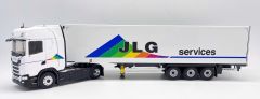 ELI118345 - Camion avec remorque frigorifique - JLG Services - SCANIA 500S 4x2 blanc