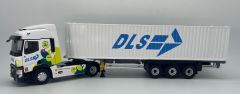 ELI118370 - Camion avec porte container et container - DLS - RENAULT T 480 4x2