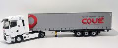 ELI118539 - Camion avec remorque bâchée du trensporteur COUE - SCANIA 500 S 4x2
