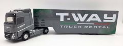 ELI118576 - Camion avec remorque de course du transporteur T-WAY - VOLVO FH500 Aero 4x2