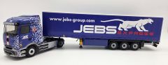 ELI118634 - Camion avec remorque du transporteur JEBS EXPRESS - MERCEDES E-Actros 600 4x2