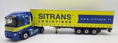ELI118697 - Camion avec remorque bachée du transporteur SITRANS LOGISTIQUE - RENAULT T E-Tech 4x2