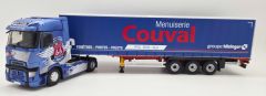 ELI118703 - Camion avec remorque COUVAL Menuiserie du transporteur GRANDCOLAS - RENAULT T High 4x2