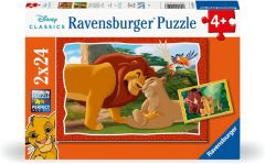 RAV120010 - 2 Puzzles Le Roi Lion - L'Histoire de la via - 24 pièces