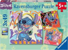 RAV12001070 - 3 Puzzles DISNEY Stich - 49 pièces