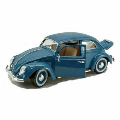 BUR12029BL - Voiture de 1955 couleur bleue – VW Kever