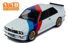IXO18CMC123.22 - Voiture de 1989 couleur blanc décoré – BMW E30 M3