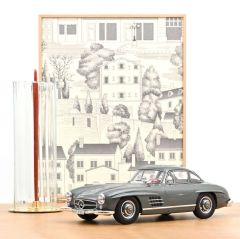 NOREV123852 - Voiture de 1954 gris graphite - MERCEDES-BENZ 300 SL