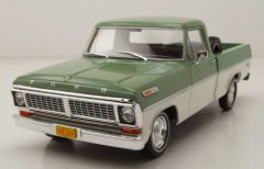 WBXWB124252 - Voiture de 1970 couleur verte et blanche - FORD F-100