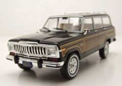 WBXWB124260 - Voiture de 1981 couleur noire et marron - JEEP Grand Wagoneer