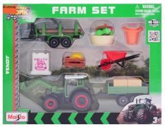 MST12564-C - Pack d'accessoires avec tracteur FENDT 209 Vario avec chargeur et remorques