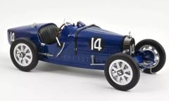 NOREV125703 - Voiture de 1925 couleur bleu foncé – BUGATTI T35 N°14