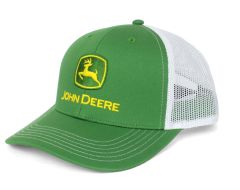 JA1308-3346-GRWH - Casquette verte avec arrière en maille blanche - JOHN DEERE