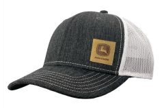 MC13080620BK - Objet publicitiare JOHN DEERE - Casquette noire avec arrière en filet blanc