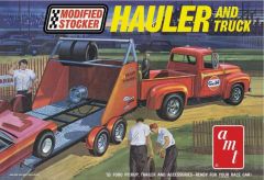 AMT1310/12 - Maquette à assembler et à peindre - FORD Pick-up avec remorqeu porte voiture GULF