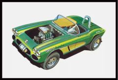 AMT1318/12 - Maquette à assembler et à peindre - CHEVROLET Corvette de 1962