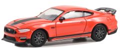 GREEN13340-E - Voiture sous blister de la série THE STAMPEDE - FORD Mustang Mach 1 2021