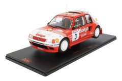 IXO18RMC135.22 - Voiture du rallye D'Ypres 1985 N°3 - PEUGEOT 205 T16 Belga