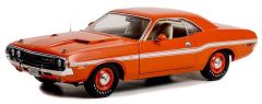 GREEN13630 - Voiture de 1970 couleur orange – DODGE Challenger R/T