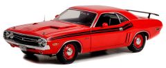 GREEN13631 - Voiture de 1971 couleur rouge – DODGE Challenger R/T