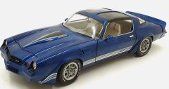 GREEN13691 - Voiture de 1980 couleur bleu - CHEVROLET Camaro Z28