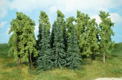 HEK1416 - Décor pour diorama - Assortiment 15 Arbres de 12 à 16cm
