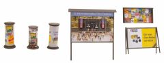NOC14217 - Accessoire pour diorama – Panneaux d'affichage et colonnes publicitaires
