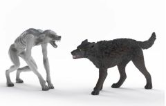 SHL14906 - Figurine de l'univers Harry Potter - Loup-garou contre Animagus