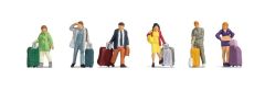 NOC15223 - 6 figurines avec valises – Passagers