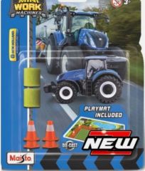MST15592N - Set d'accessoire avec tracteur sous blister - NEW HOLLAND T7