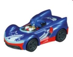 CARRERA15817074-C - Voiture bleu avec étoile à friction - SONIC - Sonic