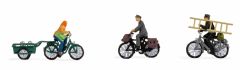 NOC15902 - 3 figurines – Cyclistes