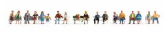 NOC16131 - Set vendu sans bancs – 18 figurines assisses