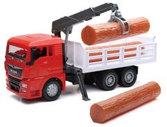 NEW17316 - Camion porte avec grumes et grue de déchargement – MAN TGX XL