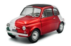SOL1801409 - Voiture de 1965 couleur blanche verte et rouge - TO ITALIA - FIAT 500 Tribute