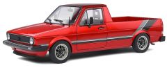 SOL1803508 - Voiture de 1982 couleur rouge – VOLKSWAGEN Caddy MK1 Custom