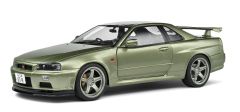 SOL1804308 - Voiture de 1999 couleur verte métallisé – NISSAN GT-R