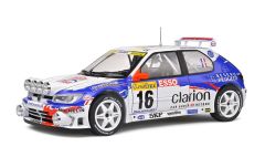 SOL1808303 - Voiture de 1998 blanche rally de Montecarlo – PEUGEOT 306 MAXI night version