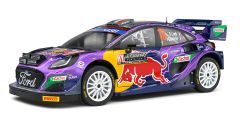 SOL1809502 - Voiture du rallye de Monte Carlo N°19 - FORD Puma Rally1 Hybrid violet