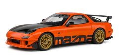 Voiture de 1999 couleur orange - Solido Works - MAZDA RX7 FD3RS