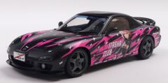 SOL1810605 - Voiture de 1999 couleur noir et rose - SOLIDO WORKS ITASHA CLUB - MAZDA RX7 FD3RS