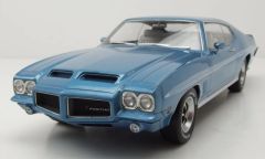 Voiture de 1972 couleur bleu - PONTIAC LeMans GTO