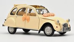 NOREV181475 - Voiture de 1986 couleur beige - Wedding car - CITROEN 2CV