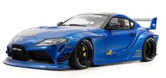 SOL1815503 - Voiture de 2025 couleur bleu métallisé - TOYOTA GR Supra Liberty Walk Body Kit