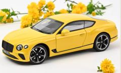 NOREV182786 - Voiture de 2018 couleur jaune - BENTLEY Continental GT