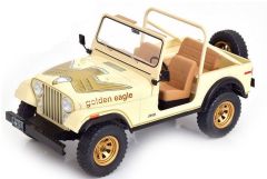 MOD18280 - Voiture de 1980 couleur beige - JEEP CJ-7 Golden Eagle