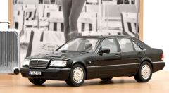 NOREV183045 - Voiture de 1997 couleur noire métallisé - MERCEDES S600