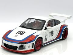 MOD18328 - Voiture de sport couleur blanche N°118 - PORSCHE 997 RWB Martini 2020