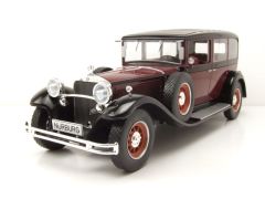 MOD18364 - Voiture de 1928 couleur bordeaux et noir – MERCEDES 460/460K W08